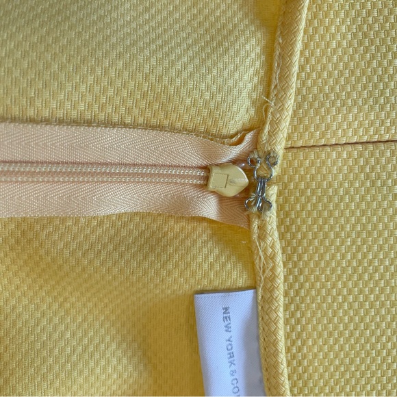 New York & Company Yellow Sleeveless Sheath Dress - Picture 8 of 12